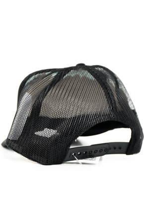 Thrasher Baseballkappe - Metal Trucker (schwarz/weiß/schwarz)