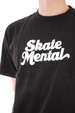 Skate Mental T-shirt - Script (schwarz)