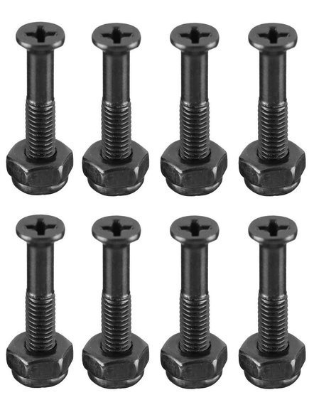 Hard Luck assemblies - Ein-Zoll-Phillips Hardware Schwarz