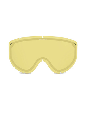 Volcom Footprints Goggles - Matte White Stone/Eis Chrom + Gelb