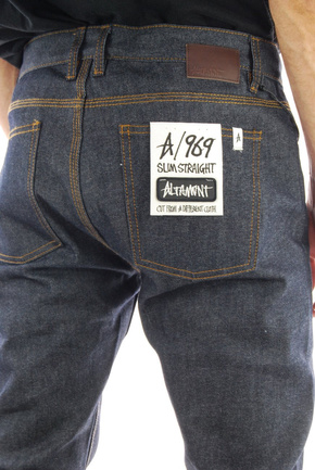 Altamont Hose - A969 slim straight indigo raw