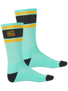 Anti Hero Socken - Schwarz Hero Outline (grün)