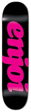 Deck Enjoi - Flocked Hybrid (schwarz/rosa)