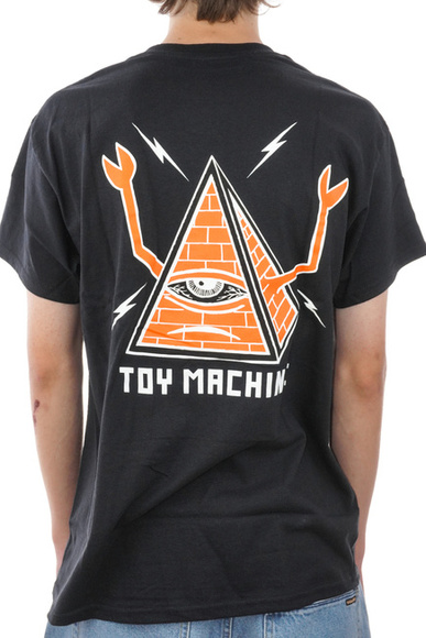 Spielzeugmaschinen-T-Shirt - Pyramide (schwarz)