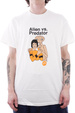 Skate Mental t-shirt - Alien vs Predator (weiß)
