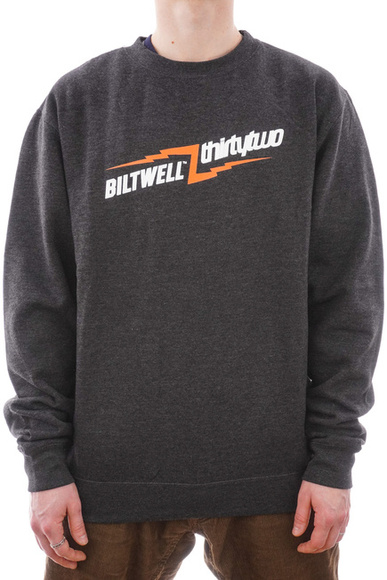 ThirtyTwo Sweatshirt - Biltwell Crew (anthrazit)