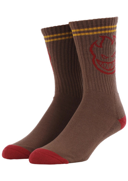 Spitfire Socken - BIGHEAD (braun/rot/gold)