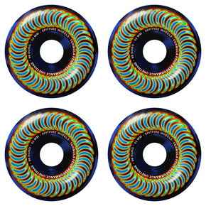 Spitfire Wheels - F4 99du Classic Swirl Radioactive (schwarz/blau)53mm