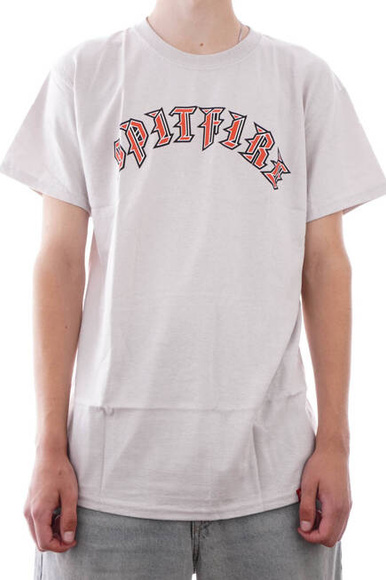Spitfire T-shirt - Old E icey grau/rot/schwarz/weiß
