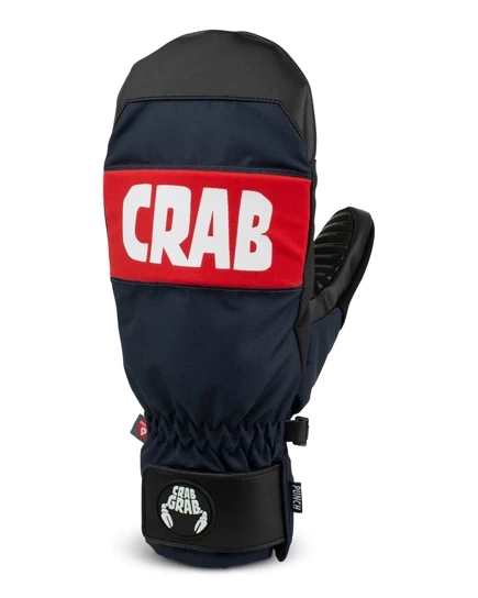 Crab Grab Snowboard Handschuhe - Punch Mitt (navi und rot)