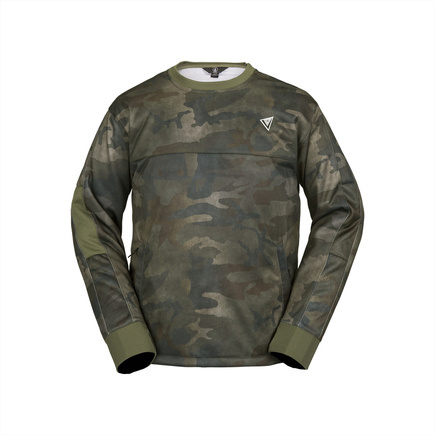 Volcom Snowboard Sweatshirt - Hydro Riding Crew (cloudwash camo)