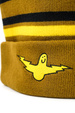 Krokodilmütze - Vogel (hellbraun)