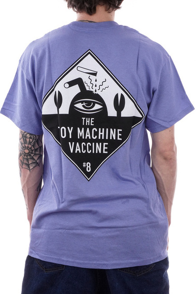 Toy Machine T-shirt - Impfstoff-T-Shirt (lavendel)