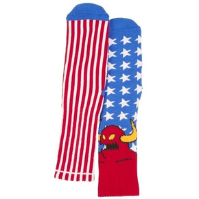 Toy Machine Socken - American Monster (blau/rot)