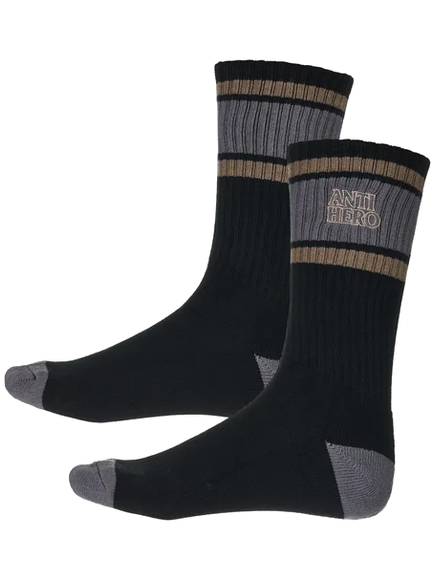 Anti Hero Socken - Hero Outline Emb (schwarz)