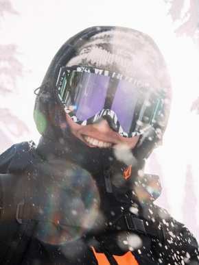 Volcom Attunga Goggles - OP Art/Lila Chrom + Gelb