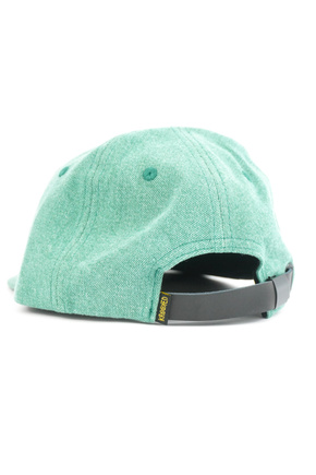 Krooked Baseballkappe - Eyes Strapback (grüner Jeansstoff)