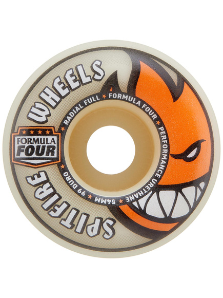 Spitfire-Räder - F4 Radial Full (natur/orange)
