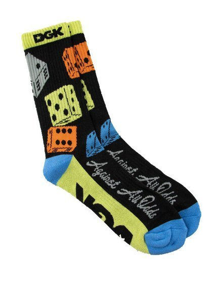 DGK Socken - Dice Crew (schwarz)