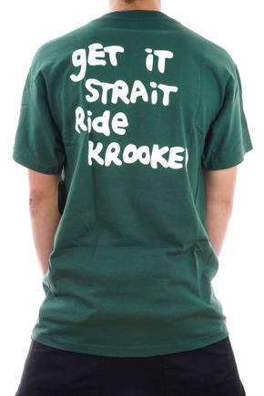 T-shirt Krooked - Augen (grün)