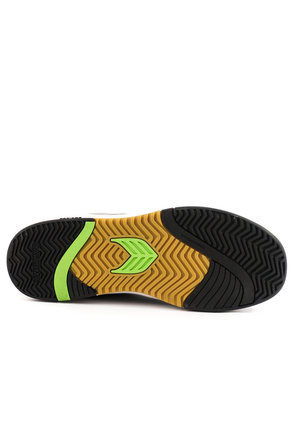 Cariuma Schuhe - Skategoat C25 Pro Charcoal Grau Wildleder Hellgrau Mesh Ice Logo Gelb Sneaker