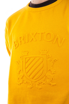Brixton Sweatshirt - Lion Crest Crew (goldener Schimmer)