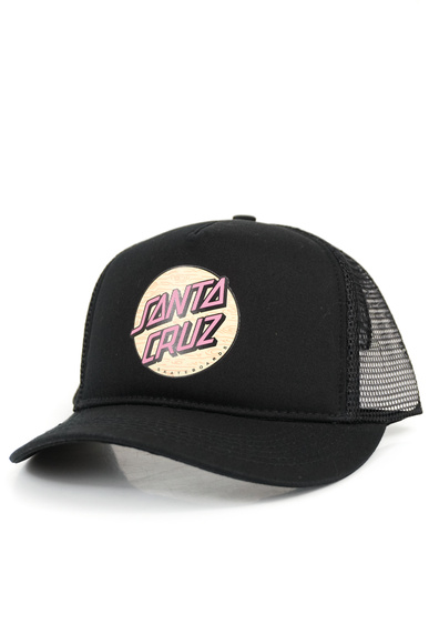 Snapback Santa Cruz - Wagon Dot Meshback schwarz