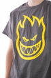Spitfire t-shirt - BigHead charocal/gelb
