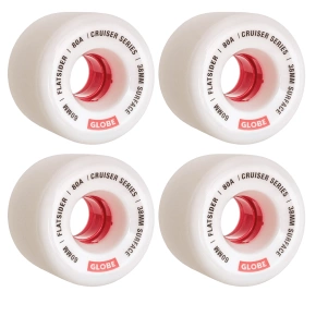Globus - Flatsider Cruiser Rad (weiß/rot)