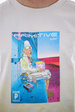 Primitive x Moebius t-shirt -Starwatcher Krawatte sterben Regenbogen