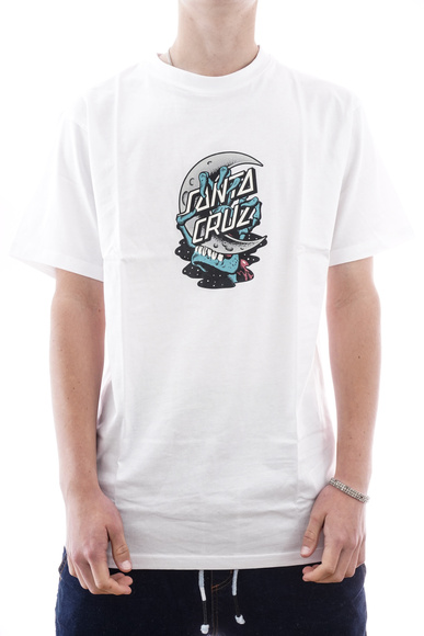 Santa Cruz T-Shirt - Crescent Bone Hand (weiß)