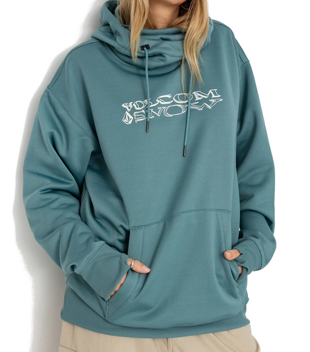 Damen-Snowboard-Sweatshirt Volcom - Riding Hydro P/O (heather grey)