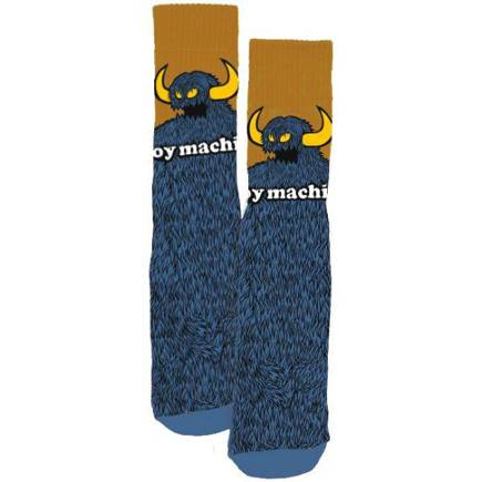 Toy Machine Socken - Furry Monster (Schiefer)