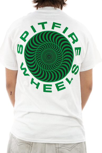 Spitfire T-Shirt - Classic 87 Swirl Fl (weiß/grün)