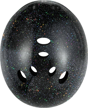 Dreifach-Acht-Helm - Der zertifizierte Sweatsaver (schwarzer Glitzer)