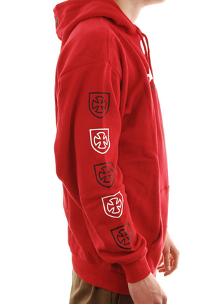 Brixton x Independent Sweatshirt - Glänzend rot 