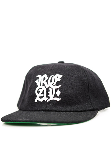 Krooked Baseballmütze - Double Ok Script Hut (Flanell/Schwarz)