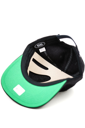 Krooked Baseballmütze - Double Ok Script Hut (Flanell/Schwarz)