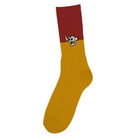 Toy Machine Socken - Dead Monster Split (kastanienbraun)