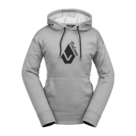 Volcom Damen Snowboard-Sweatshirt - Core Hydro HD (heather grey)