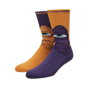Toy Machine Socken - Bored Sect (lila/orange)