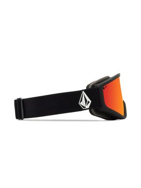 Volcom Attunga Goggles - Matt Schwarz/Rot Chrom + Schwarz