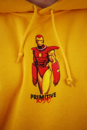 Primitive x Marvel Sweatshirt - Iron Man schwarz