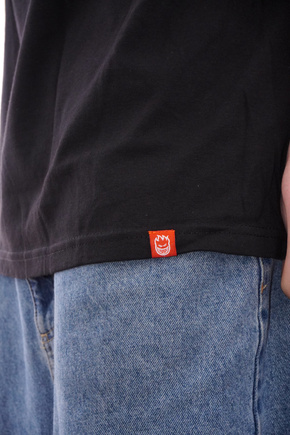 Kinder-T-Shirt Spitfire - BigHead (schwarz/gold/rot)