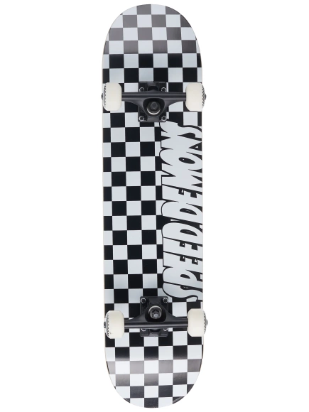 Speed Demons Komplettbrett - Checkers (schwarz/weiß)