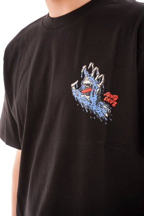 T-Shirt Santa Cruz -Schmelzende Hand (schwarz)