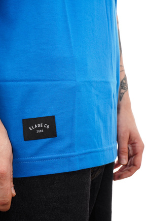 Elade T-Shirt - Colour Block weiß/frisches blau/schwarz