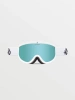 Volcom Footprints Goggles - Matte White Stone/Eis Chrom + Gelb