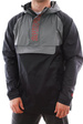 Spitfire Jacket - Hombre Anorak schwarz/grau/rot