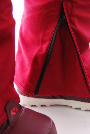 Damen-Snowboardhose L1 Premium Goods - Heartbreaker Twill rebel